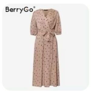 Pokadot dress - elegant